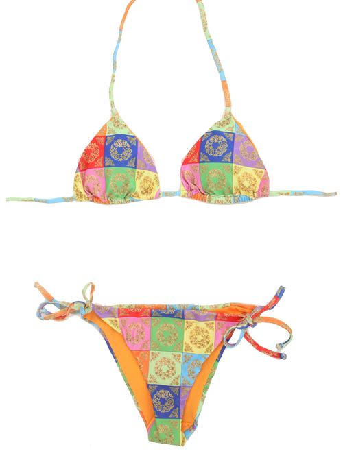 Bikini with baroque print La Dolce Vista x Mané Capri | TRIANGOLOBAROQUEMULTIBAROQUE